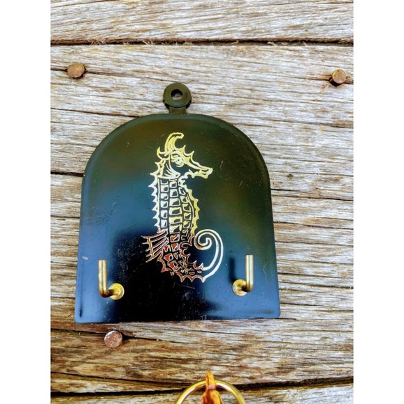 Vintage Midcentury Brush/Shoehorn wall Hanging Seahorse Handles - Picture 7 of 11